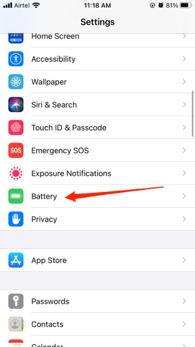 How to Fix iPhone Not Charging 7 battery settings iphone