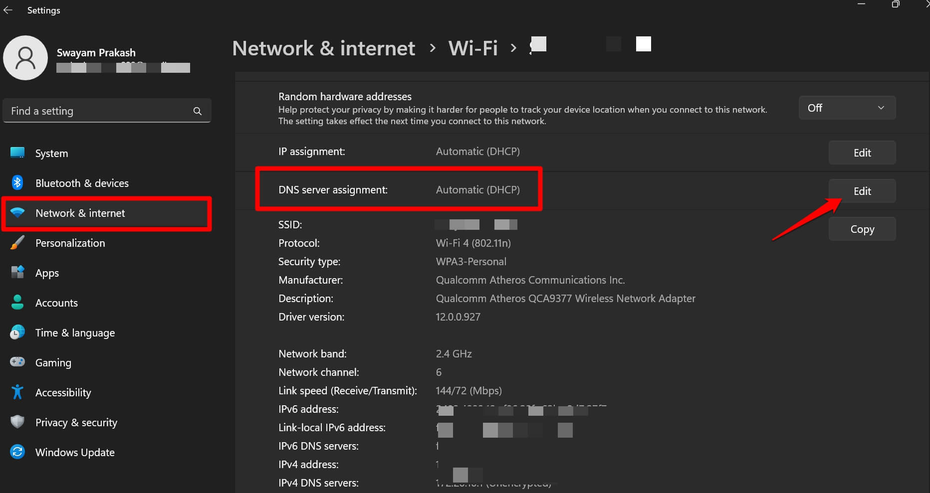 How to Fix Epic Games Launcher Connection Error on Windows 11? 15 edit DNS server on Windows 11