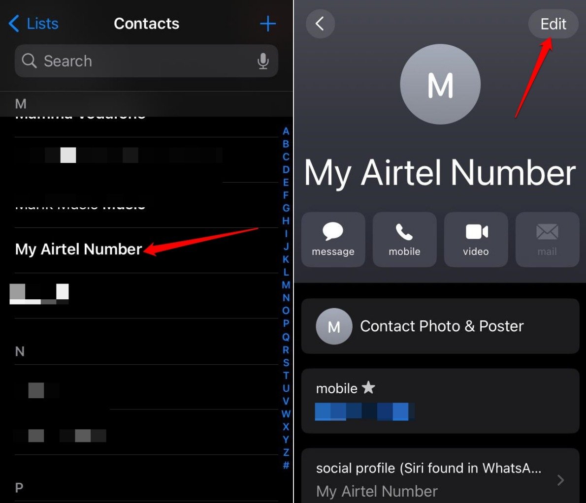 How to Add and See Birthdays on iPhone Calendar 5 edit a contact detail on iPhone