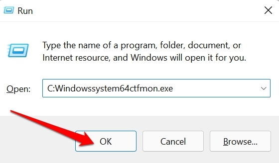 enable CTF loader in Windows 11