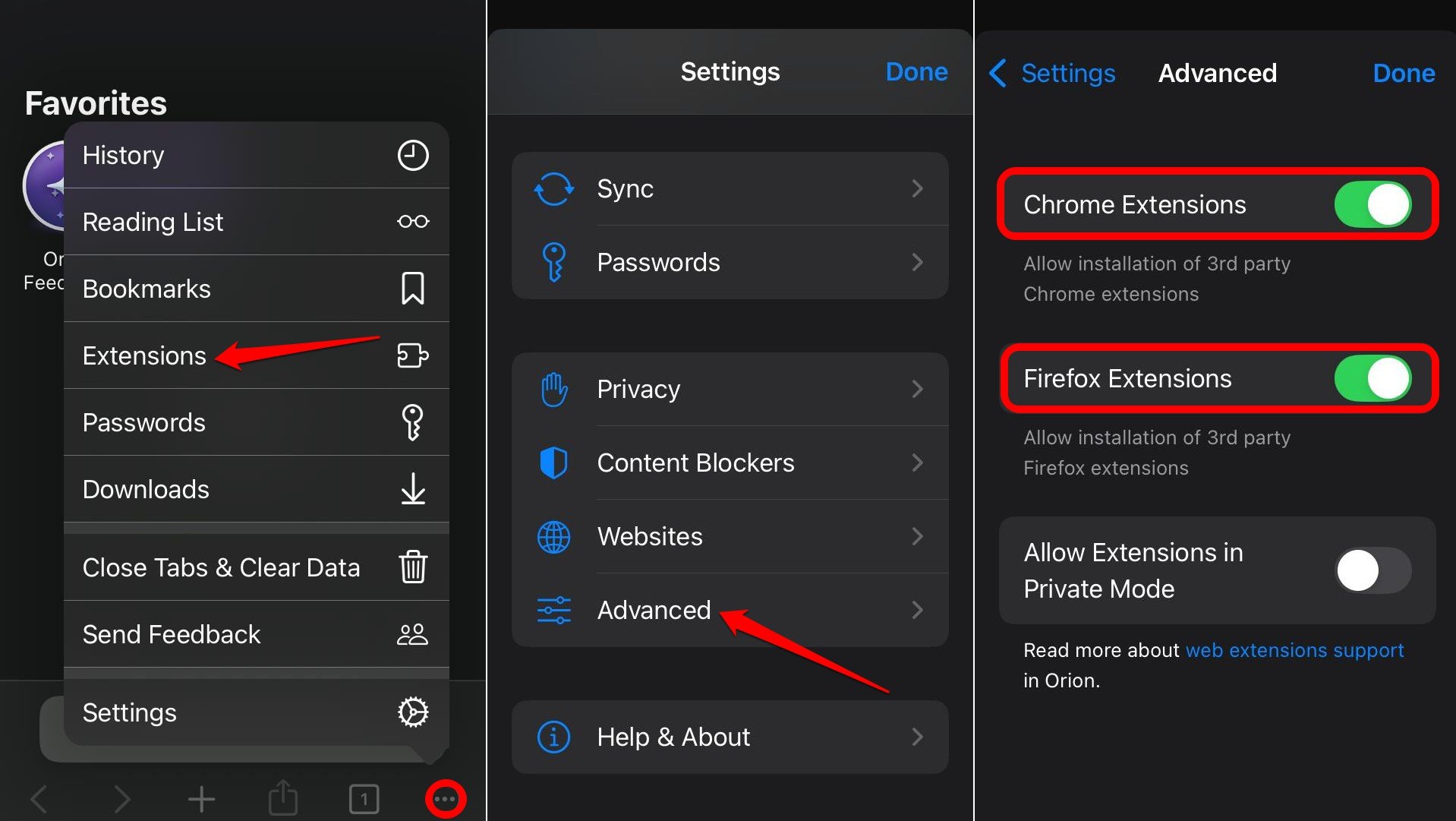 Free PiP on iOS: Play YouTube Videos in Background 4 enable Chrome extensions on Orion browser iOS