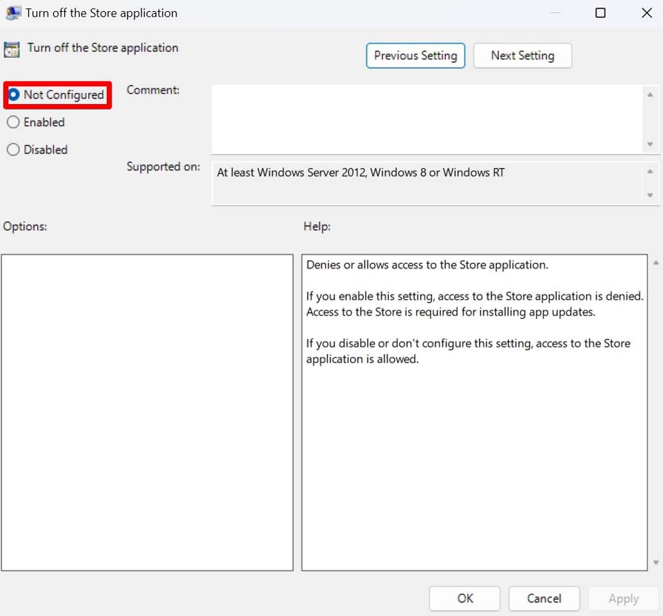 How to Fix Microsoft Store is Blocked Error? 15 enable Microsoft Store from Group Policy Editor