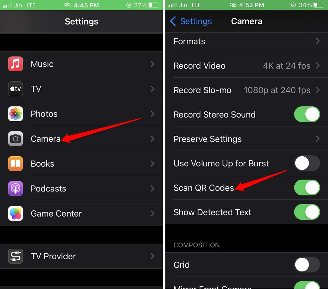 How to Fix QR Code Scanner Not Working on iPhone? 4 enable QR code scanning