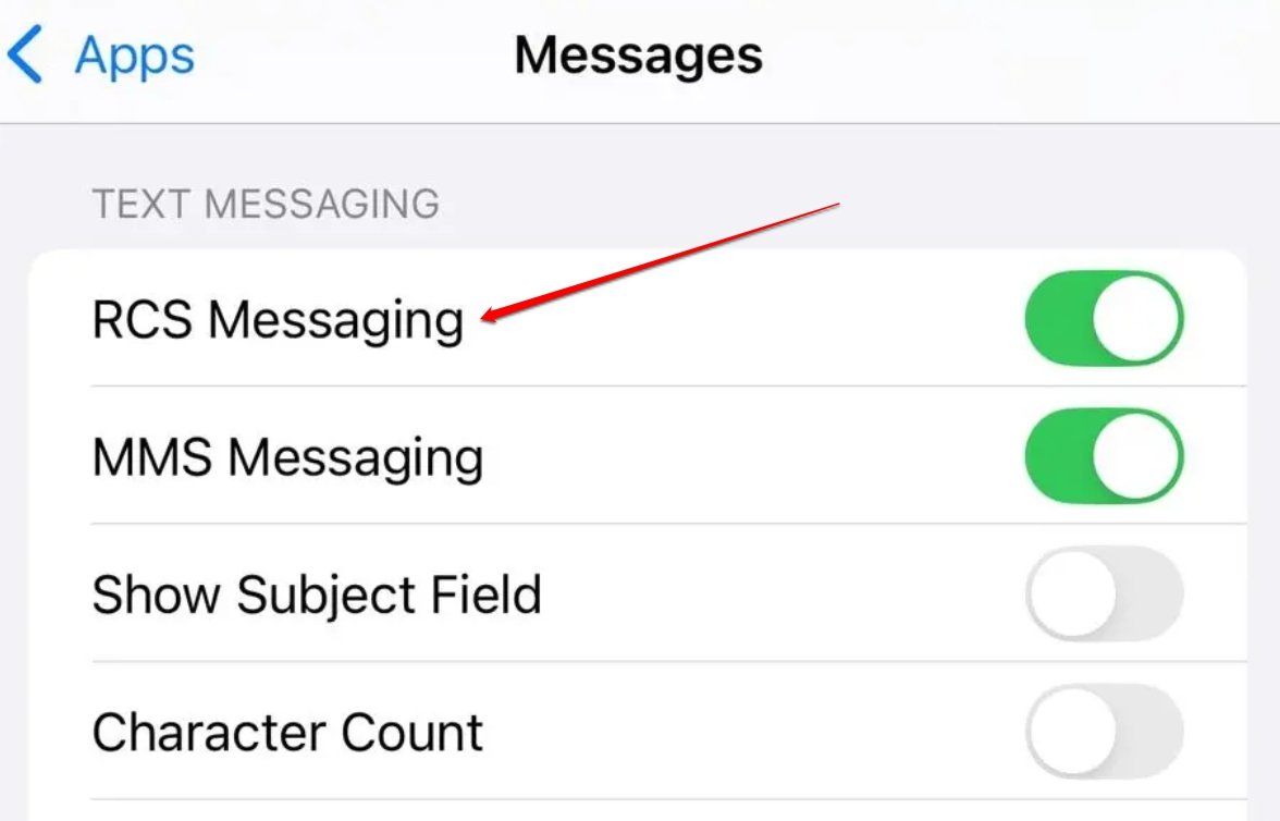 How to Enable RCS Messaging in iOS 18? 4 enable RCS messaging in iOS 18