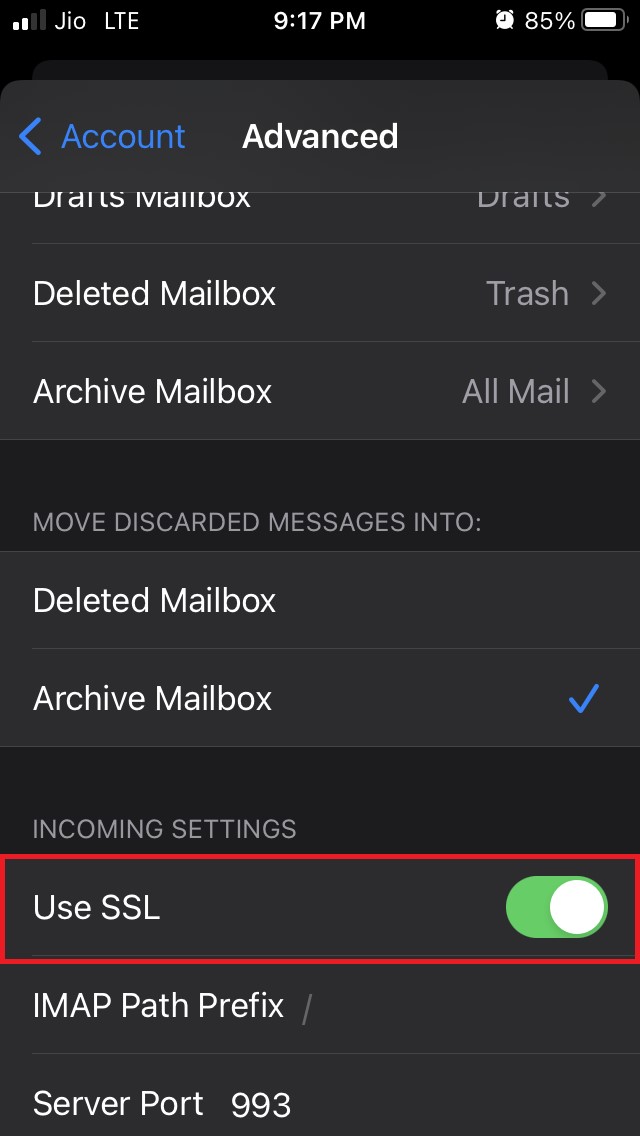 How to Fix Google Contacts Not Syncing with iPhone 14 enable SSL