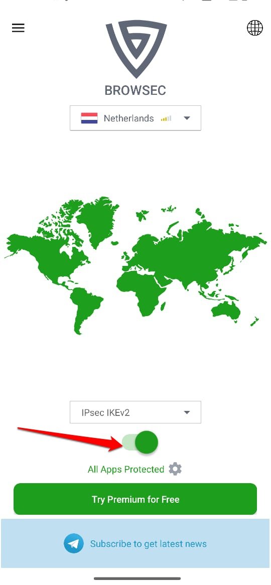 enable VPN on phone