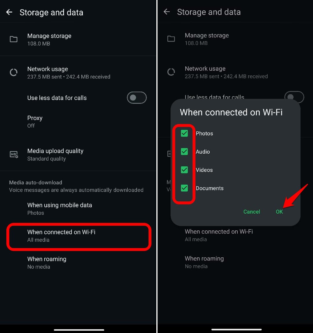 How to Secretly Read WhatsApp Group Messages Without Letting the Sender Know? 6 enable WhatsApp media auto download on WiFi network