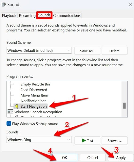 How to Enable or Disable Mouse Click Sound in Windows 11 4 enable a sound for mouse click on Windows