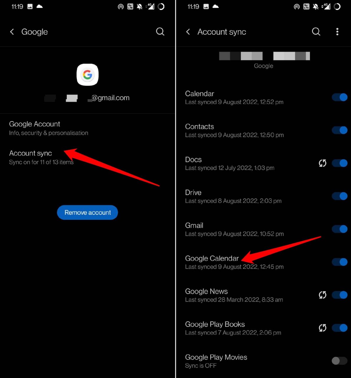 Google Calendar Notifications Not Showing on Android: How to Fix? 11 enable account sync for Google calendar