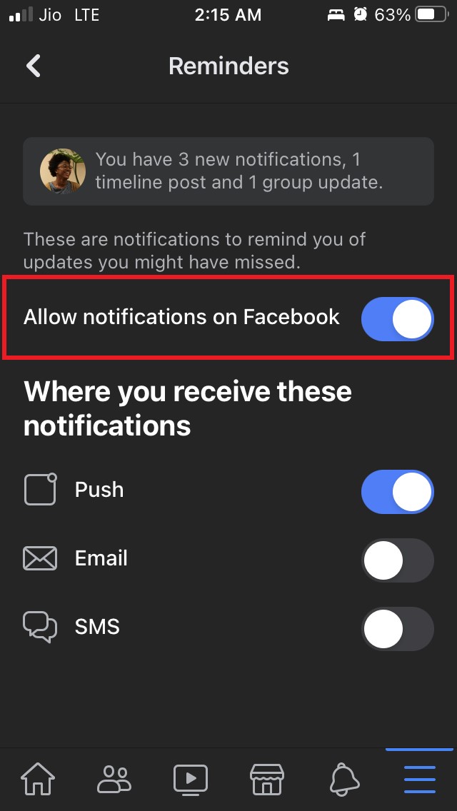 How to Fix Facebook Notifications Not Showing on iPhone 13 enable allow notifications on Facebook