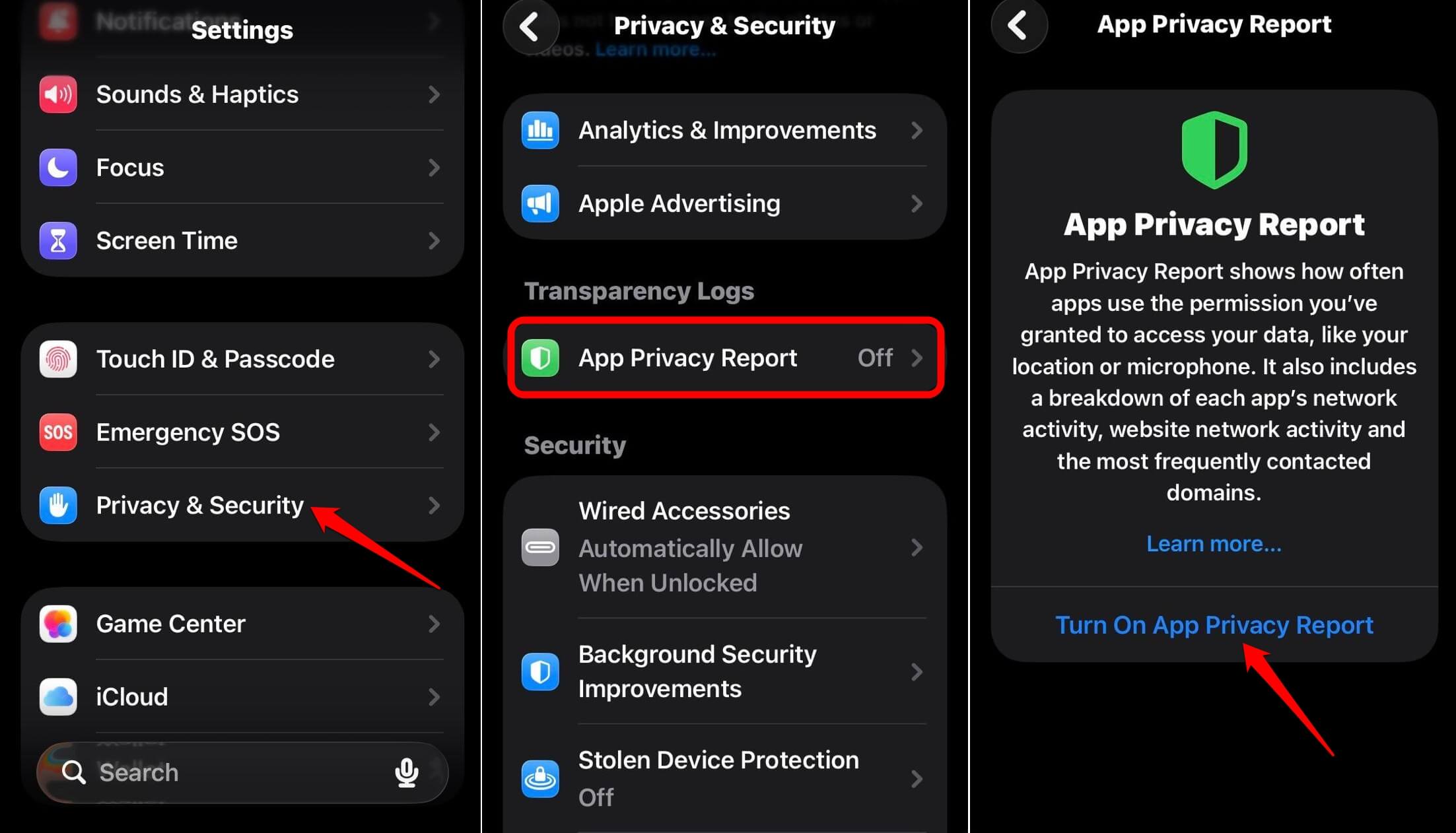 Every app on my iPhone was reading my location in the background and I did not know 2 enable app privacy report on iOS 26