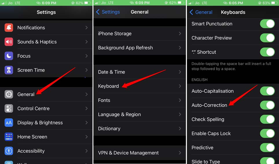 How to Fix iPhone Autocorrect Not Working? 5 enable auto correction on iPhone keyboard