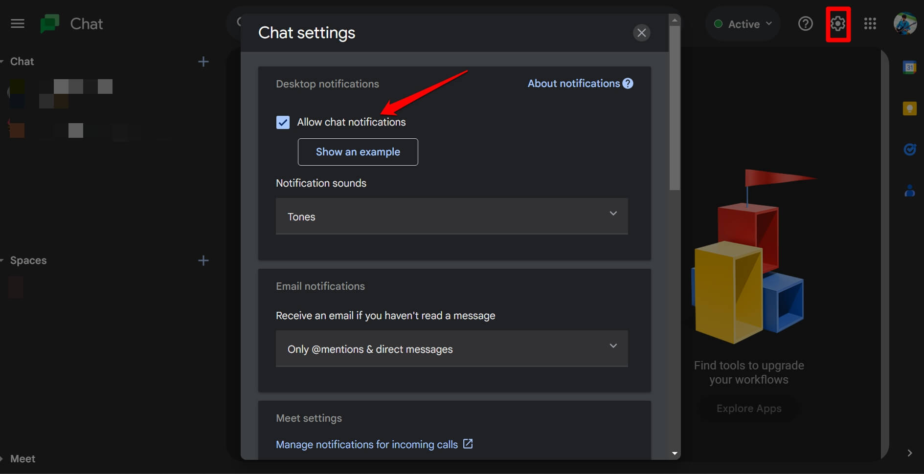 How to Fix Google Chat Desktop App Not Working on Windows 11? 10 enable chat notifications on Google Chat app