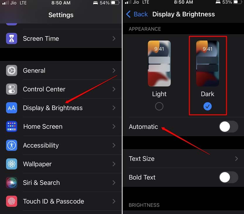 How to Fix Dark Mode Not Working on Facebook App for iPhone? 6 enable dark mode on iPhone