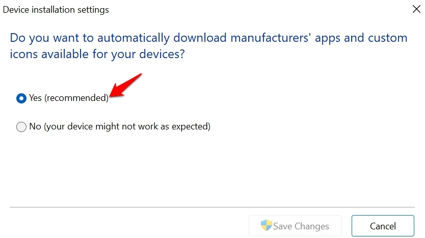 How to Fix Laptop Hotkeys Not Working on Windows 11 10 enable device installation settings