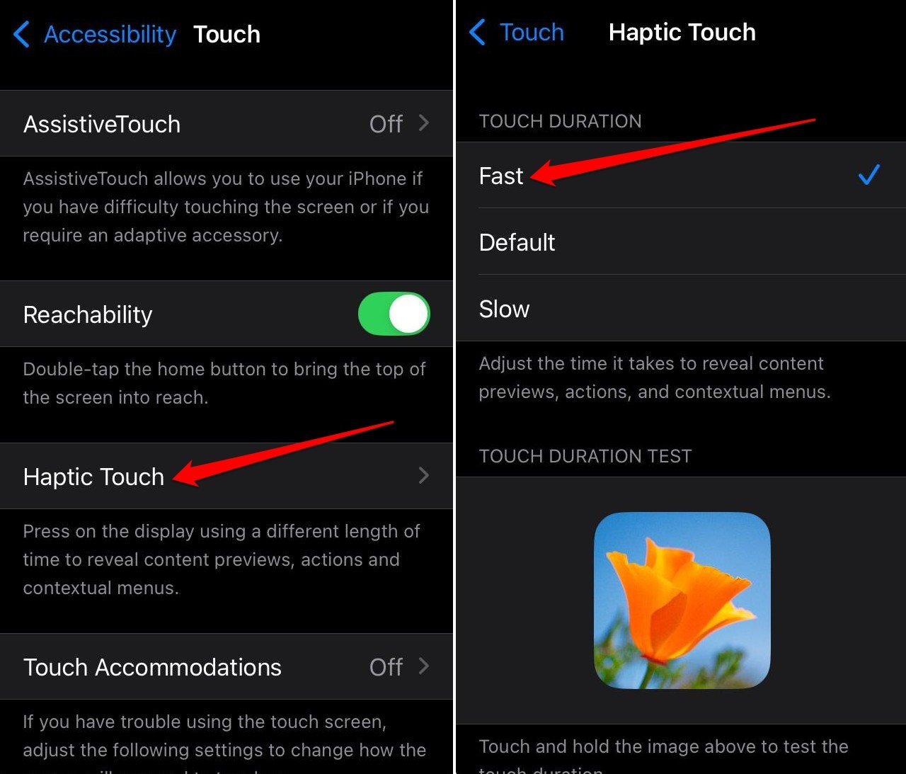 5 iPhone Settings I Changed to Make My Old iPhone Super Fast 11 enable faster haptic touch on iPhone