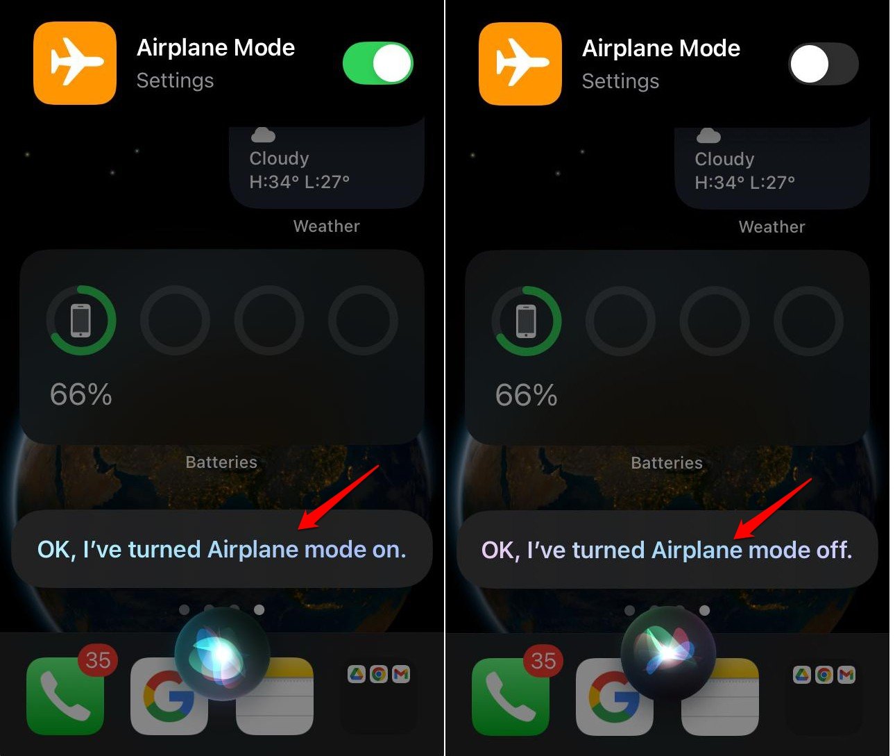 How to Use Siri Offline on iPhone and iPad? 8 enable flight mode on iPhone using Siri