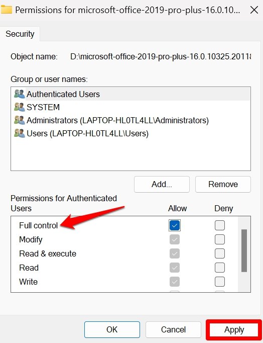 How to Fix 'Unspecified Error' When Copying File or Folder in Windows? 5 enable full control for reading writing over a file