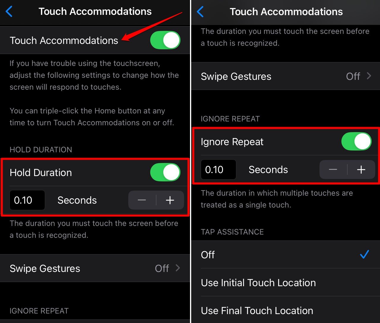 Top 8 Ways to Fix Ghost Touch on an iPhone 5 enable hold duration on iPhone