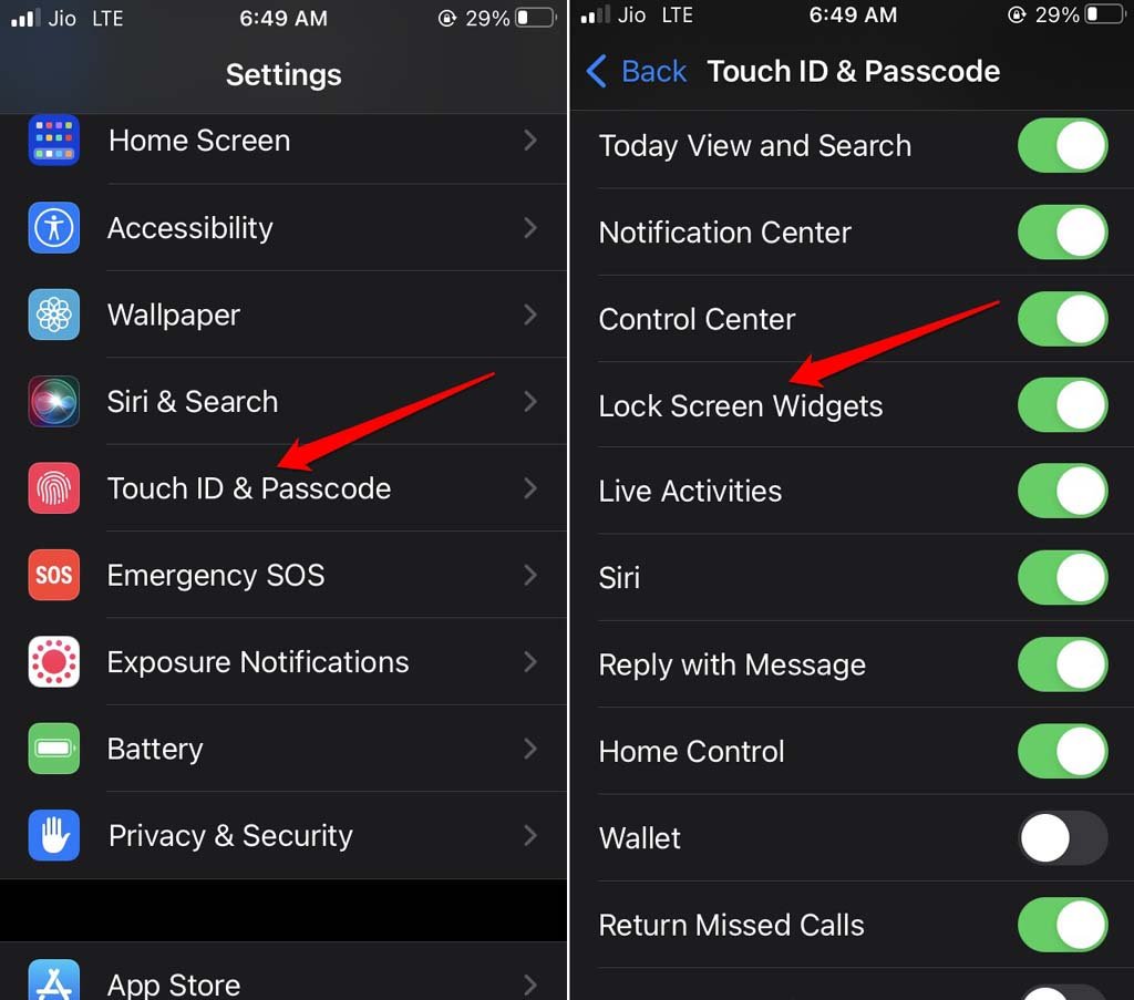 Fixed: Lock Screen Music Player Not Showing/Working on iPhone 5 enable lock screen widgets