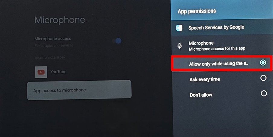 YouTube Voice Search Not Working on Smart TV: How to Fix? 14 enable microphone access to speech service by Google