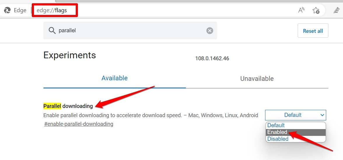 How to Increase Download Speeds in Microsoft Edge for Windows? 7 enable parallel downloading on Edge browser.