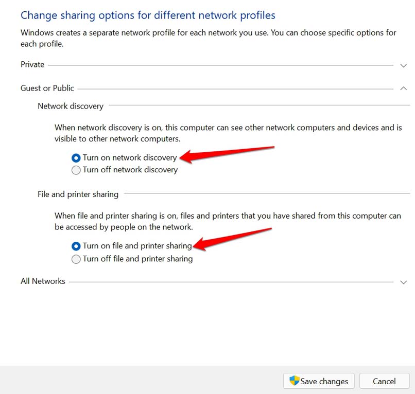 How to Fix Printer Sharing Not Working in Windows 11? 9 enable printer sharing windows 11