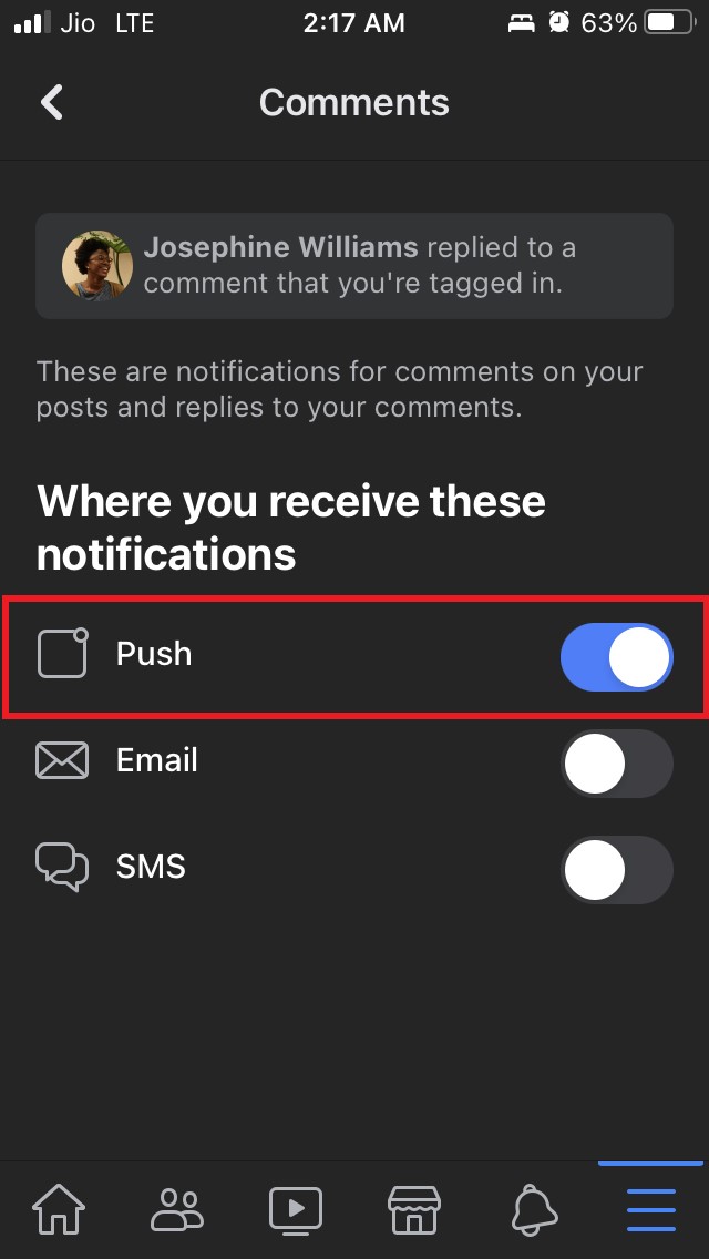 How to Fix Facebook Notifications Not Showing on iPhone 12 enable push notifications on Facebook