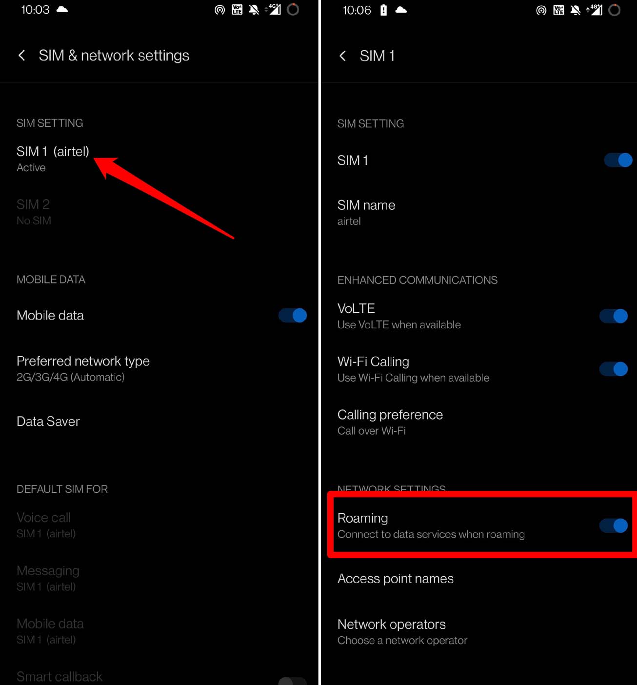 How to Fix Android Phone Keeps Losing Network Connection? 5 enable roaming