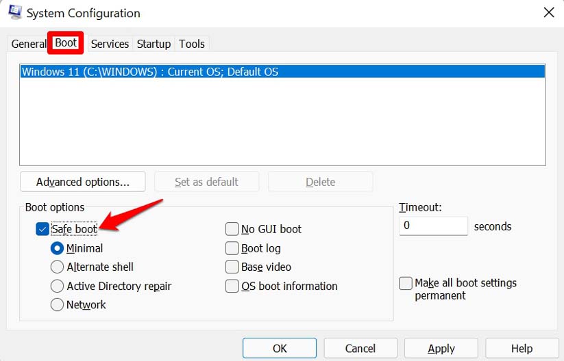 How to Fix Windows 11 Volume Stuck at 100%? 13 enable safe boot for Windows 11
