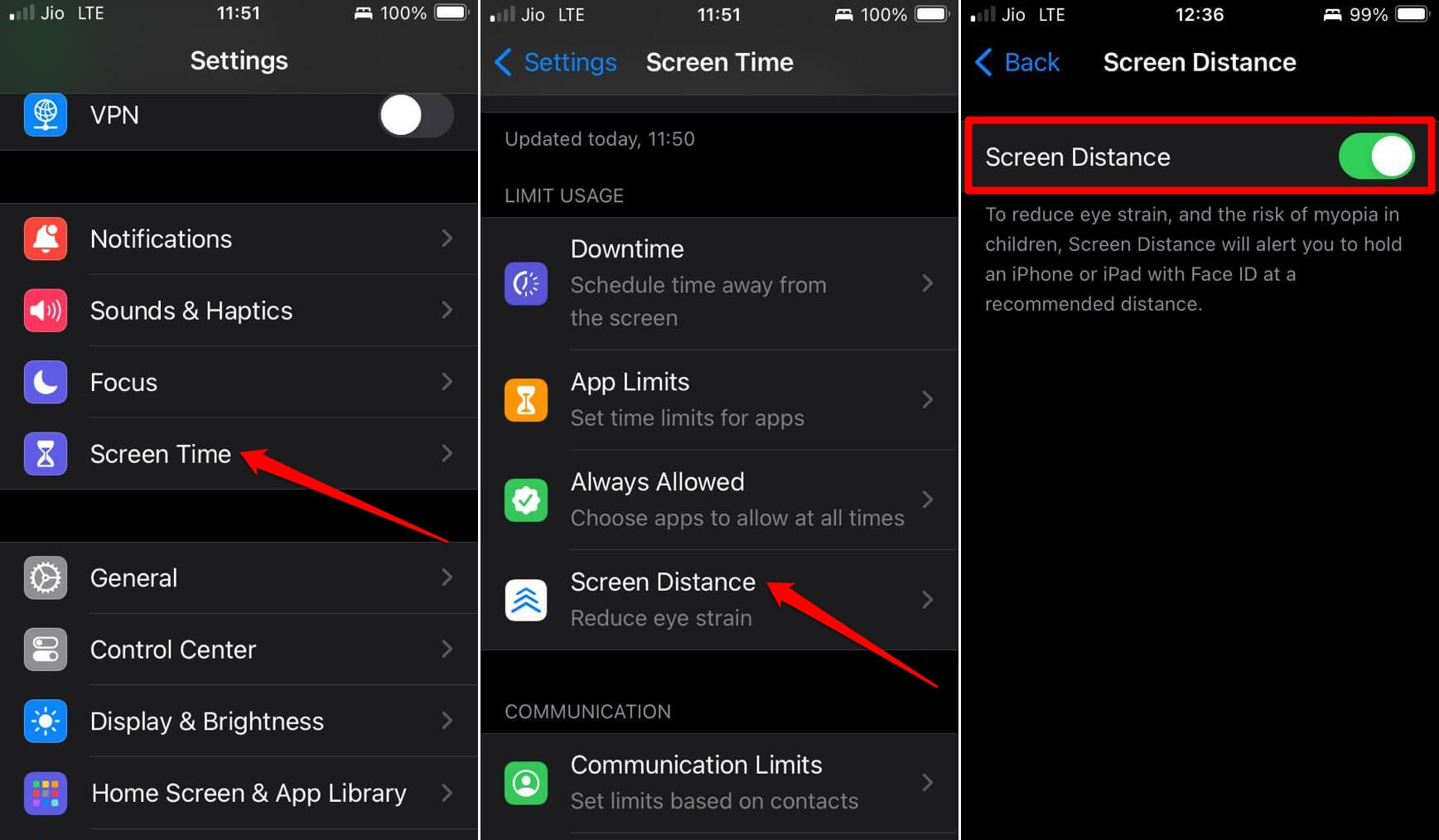 How to Setup and Use Screen Distance in iOS 17? 2 enable screen distance on iPhone iOS 17