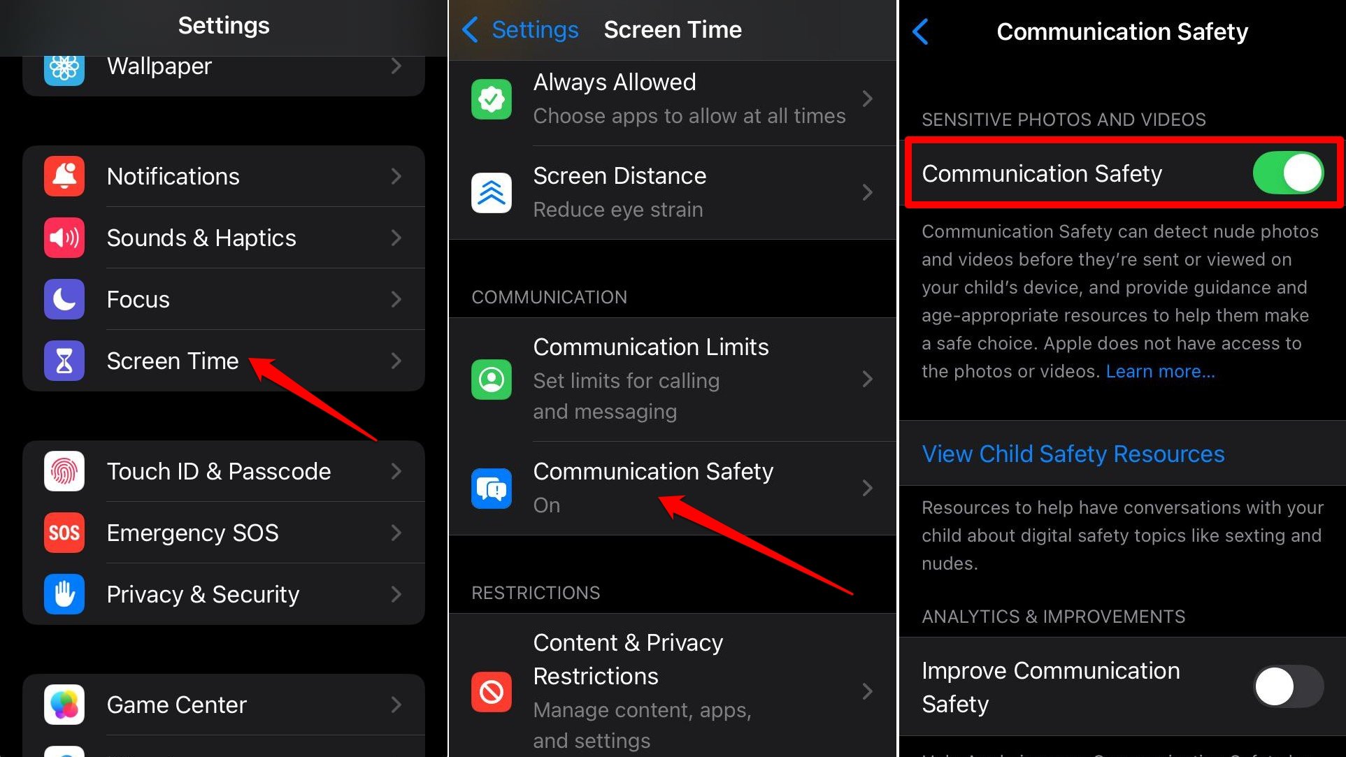 iPhone Settings you need to Change Right Now to improve iOS User Experience 14 enable sensitive content warning on iPhone