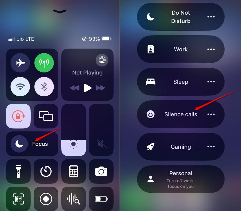 How to Silence Calls on iPhone 9 enable the custom focus mode to silence calls on iPhone