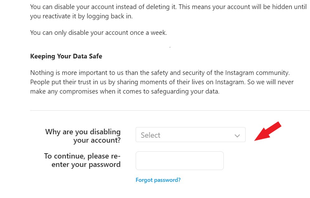 How to Unsee Someone’s Instagram Story After Viewing It? 6 enter account password