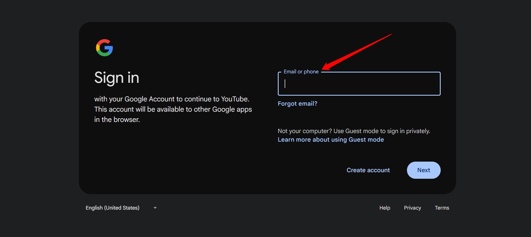 How to Fix YouTube Comment Showing Black Text in Dark Mode? 4 enter email ID to access YouTube