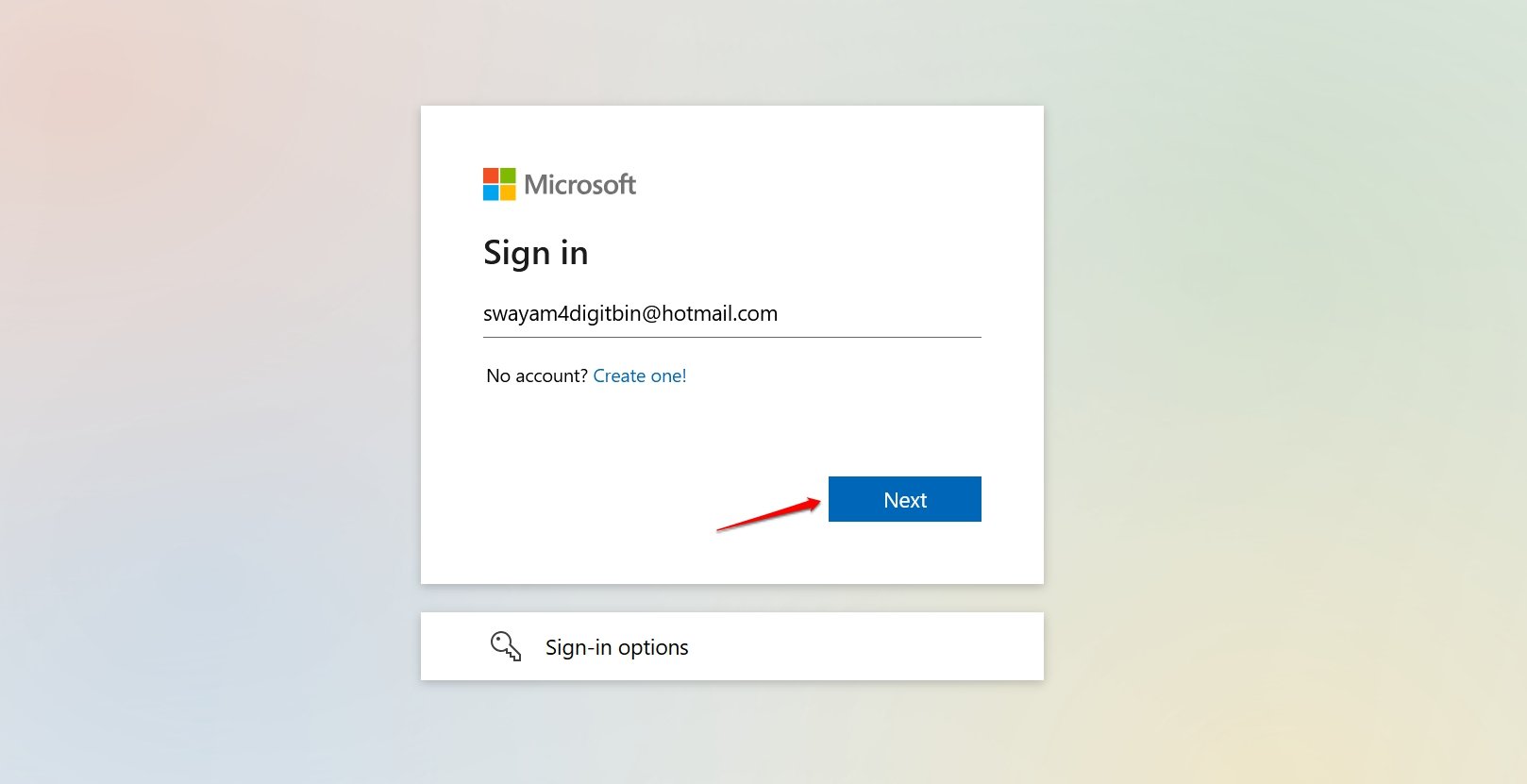 Here's How You Can Make a Hotmail Email Account? 19 enter the hotmail account to sign in