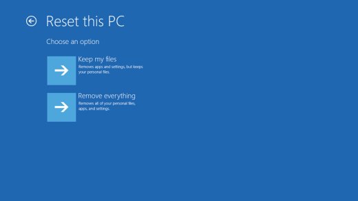 How to Fix Boot Error 0xc0000098 in Windows 10? 14 erase everything or keep personal files