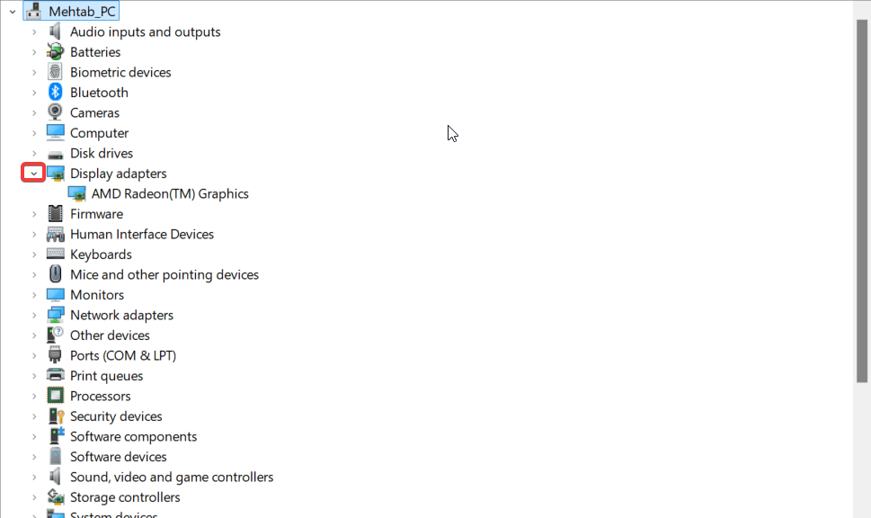 What to do if your PC Randomly Shutting Down 12 expand Display adpaters