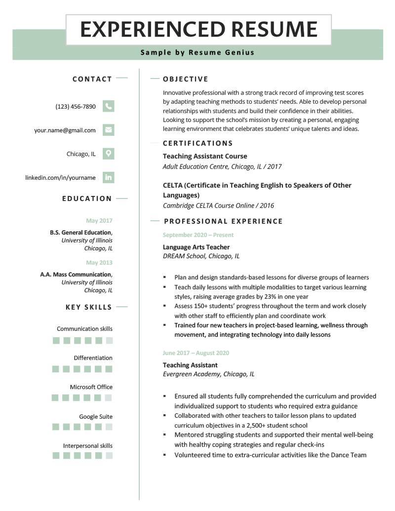 How to Use AI to Write Better Resumes for your Dream Job? 2 Generating a Sample Resume