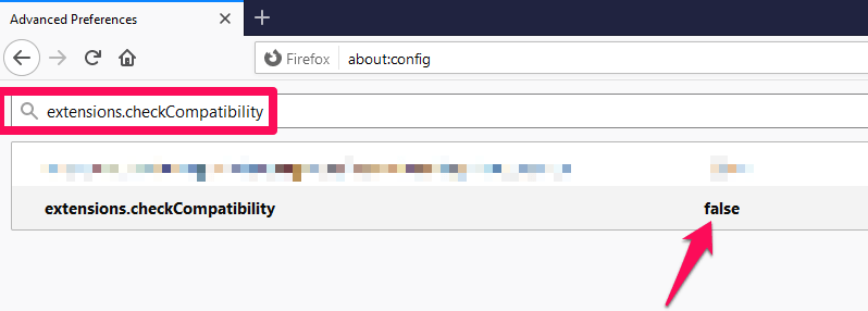 Best Firefox 'About:config' to Improve Browsing 16 extensions.checkCompatibility