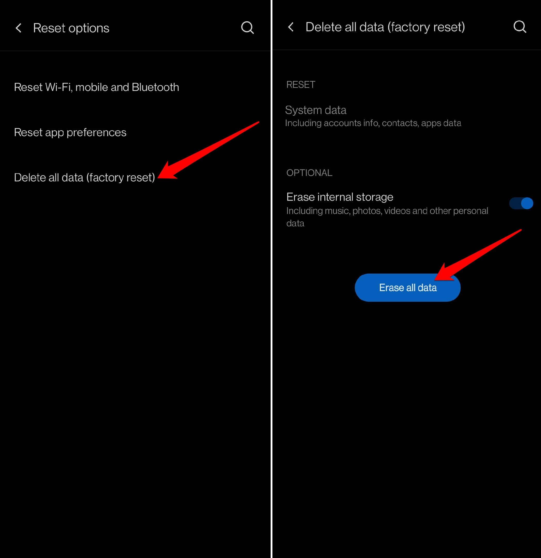 Android is Starting Optimizing Apps: How to Fix? 6 factory reset android device