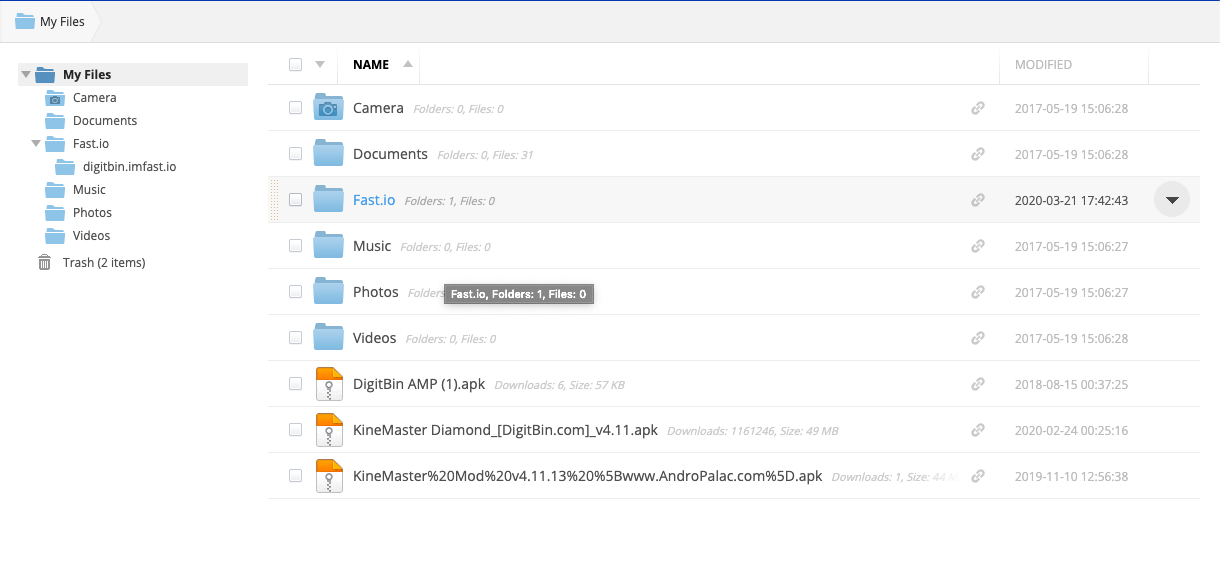 Get a Direct Download Link on Mediafire for Free 5 fast.io folder