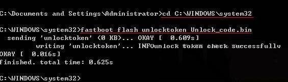 How to Unlock Bootloader and Root HTC Desire 825 ? 8 fastboot flash unlocktoken Unlock_code.bin