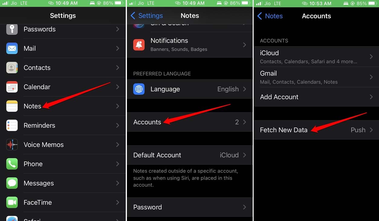 How to Fix Google Keep Not Syncing on iPhone? 7 fetch new data