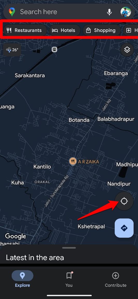 What Do Various Google Maps Icons and Symbols Mean 4 find direction in Google Maps using compass
