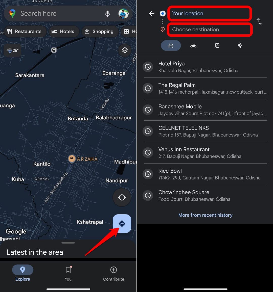 What Do Various Google Maps Icons and Symbols Mean 7 find distance between source and destination Google Maps