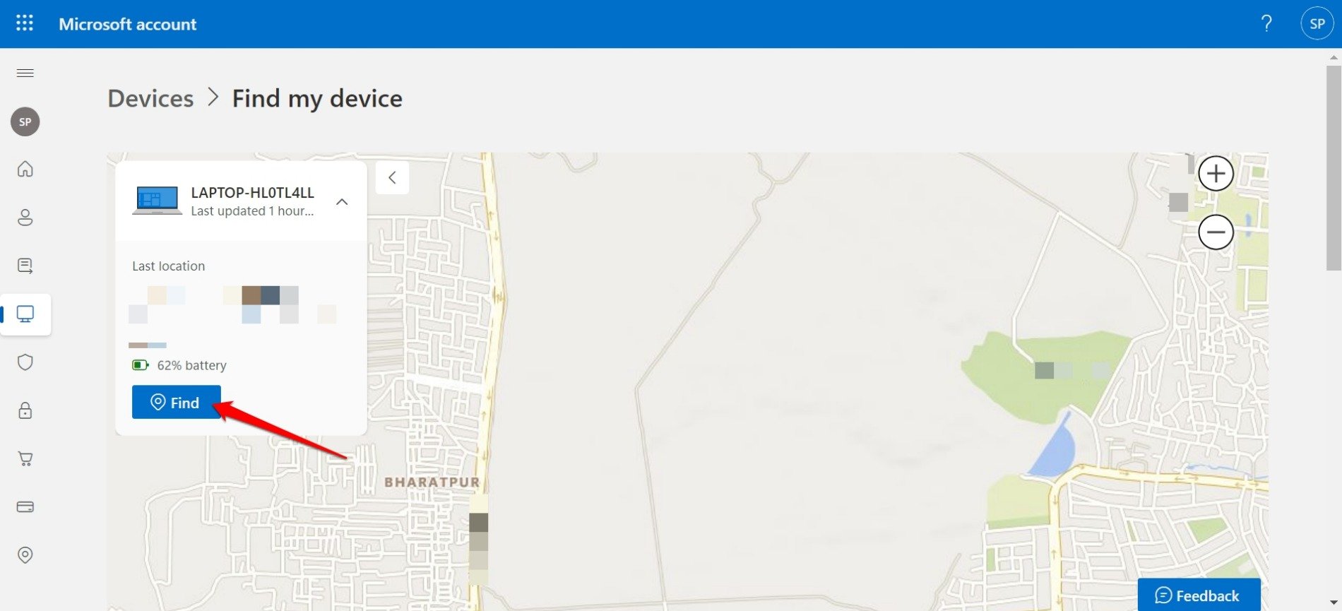 find the stolen laptop