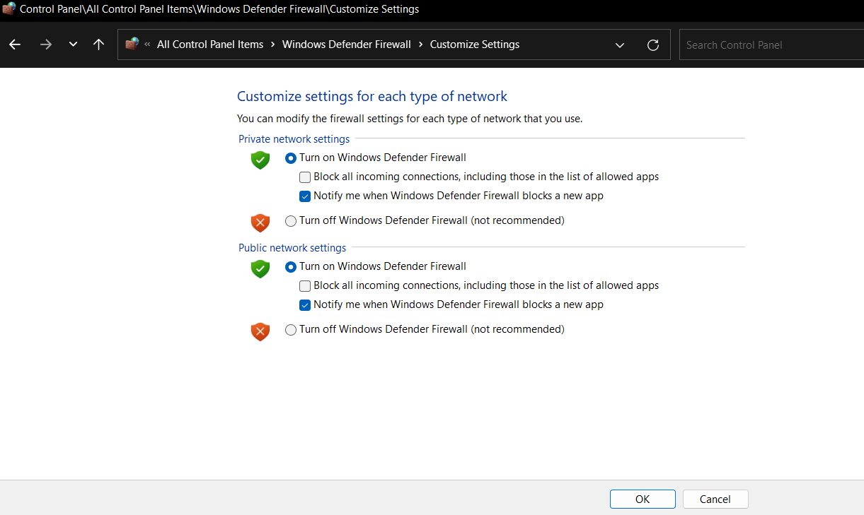 Fix: The Elder Scrolls Online Won't Launch on Windows PC 10 Turn off Windows Firewall