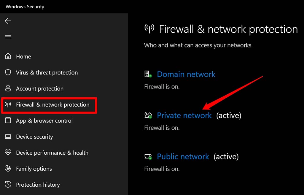 How to Fix Remote Desktop Authentication Error on Windows 11? 5 firewall and network protection Windows 11