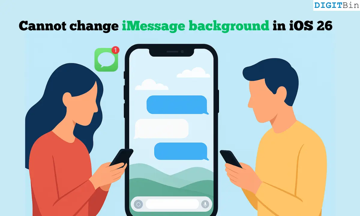How to Fix: Cannot change the iMessage background in iOS 26 1 fix cannot change iMessage background in iOS 26